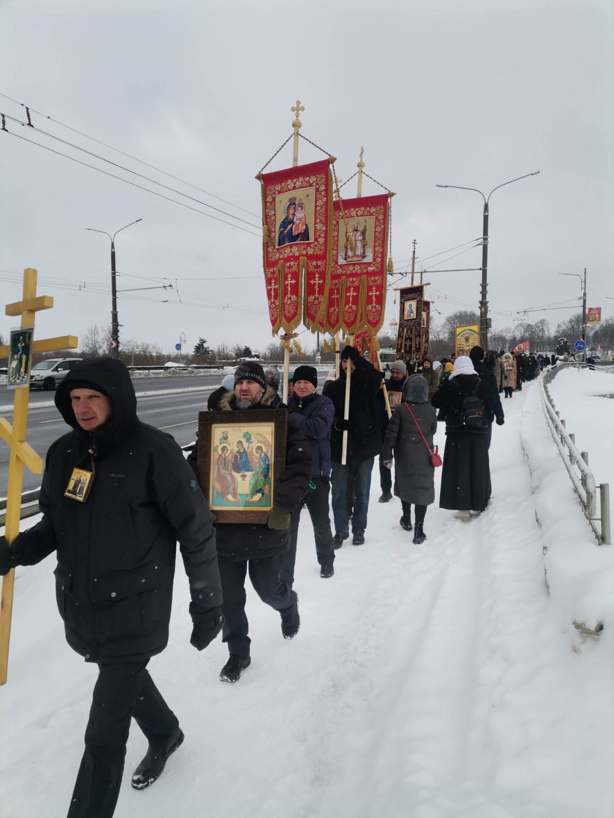 Крестный ход в честь праздника Собора новомученников и исповедников Церкви Русской